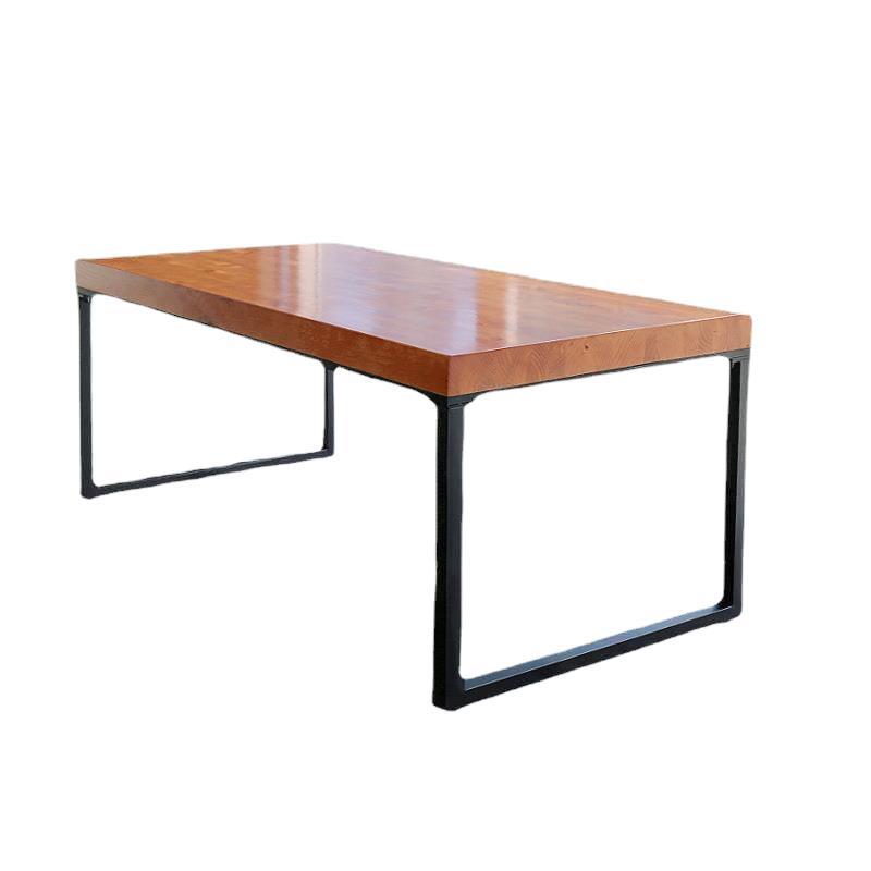 簡約現代實木餐桌 方形餐廳桌椅茶桌組合飯店咖啡廳桌子方桌